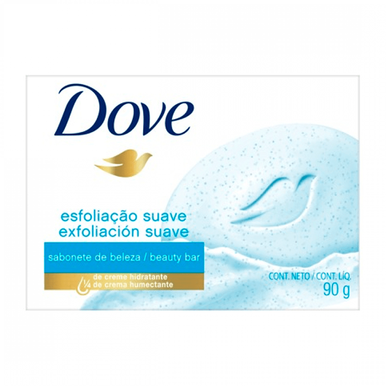 Dove Jabón Exfoliante Scrub Soap Bar with Moisturizer Cream Beauty Bar with Matcha & Sakura Flower, 90 g / 3.17 oz