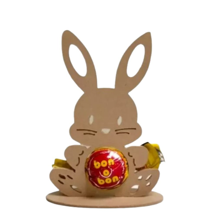 Easter Bunny Fibroboard Decorations 10-Pack Conejo De Fibrofácil Para Pascuas