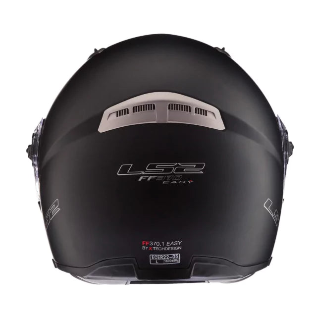 LS2 Modular Helmet 370 - Matte Black - Ideal for All Trips - Best Tech, Comfort & Safety Guaranteed