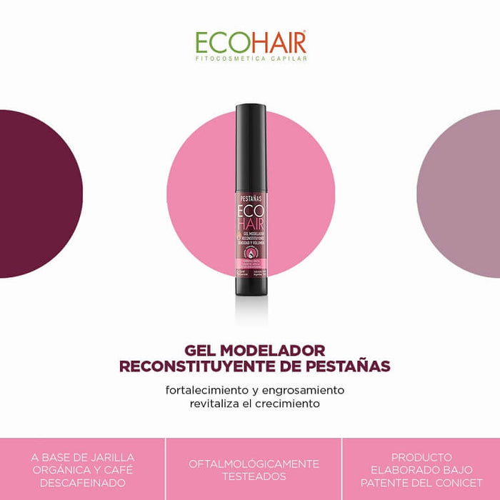 Eco Hair Lash Revitalizer Gel: Lengthen, Strengthen, Enchant - 5 ml / 0.16 fl oz