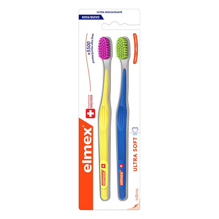 Elmex Ultra Soft Gum-Friendly Toothbrushes (2 Pack)