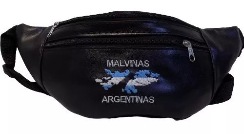 Embroidered Eco Leather Fanny Packs - Riñonera Malvinas Argentinas & Ruta 40 Inspired, Stylish Adventure Essentials