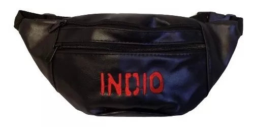 Embroidered Leather Rock Fanny Packs - Los Redondos Indio Style, Ultimate Rocker Vibes