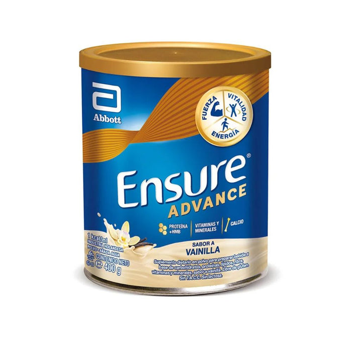 Ensure Advance Vainilla Vanilla Supplement Powder Supports Your Nutrition & Takes Care of Your Muscles, 400 g / 14.10 oz