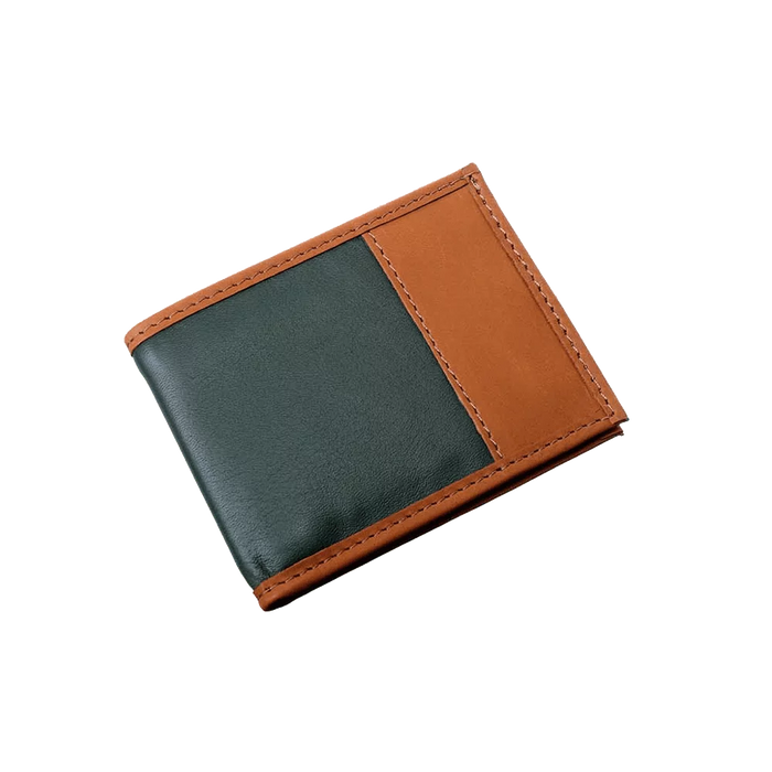 Estilo Austral | Handmade Leather Wallet with Double Cardholder - Model: Tim