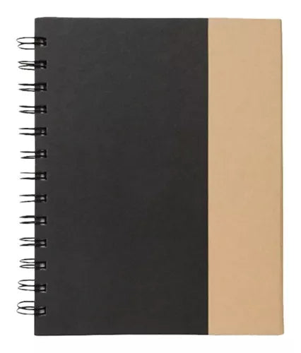 FR Brand Eco-Friendly Spiral Notebook - Ruled Pages - Includes Pen - Sustainable Choice