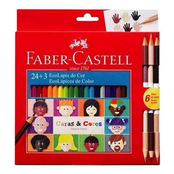 Faber-Castell 27 cores sortidas, ideal para projetos domésticos e escolares 