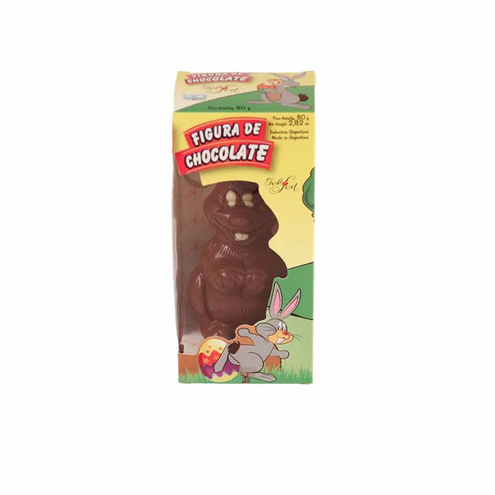 Felfort Conejo De Pascua Figura De Chocolate Conejito De Pascua De Chocolate Con Leche, 80 g / 2,82 oz