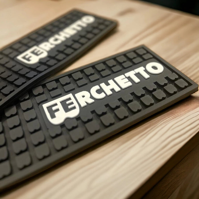 Ferchetto Elegant Barmat: Creative Design Rubber Mat for Bartenders