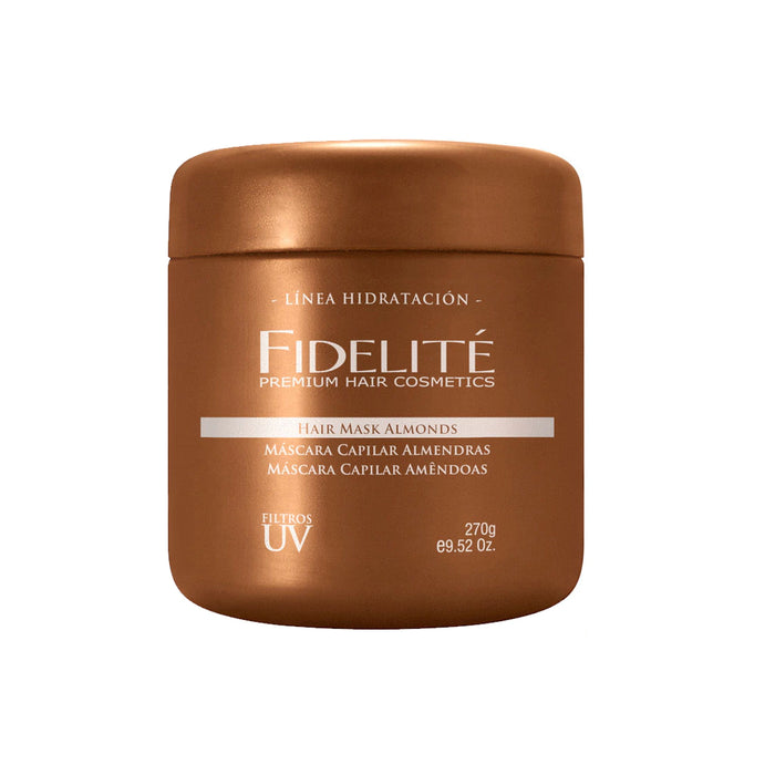 Fidelite Almond Hydrating Mask - Nourishing Hair Treatment for Softness & Shine, 270 g / 9.52 fl oz