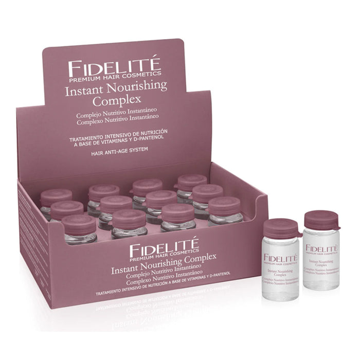 Fidelite Instant Nutritive Complex Ampoule - Hair Revitalization - 12 x 15ml Units  / 0.50 fl oz