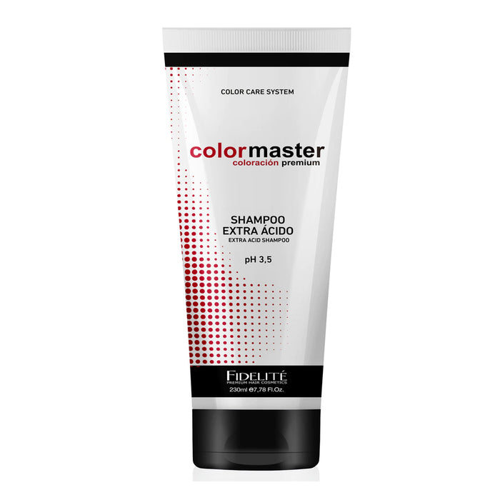 Fidelite Revitalize Your Hair with Color Master Extra Acid Shampoo - pH-Balanced Brilliance, 230 ml / 7.77 fl oz