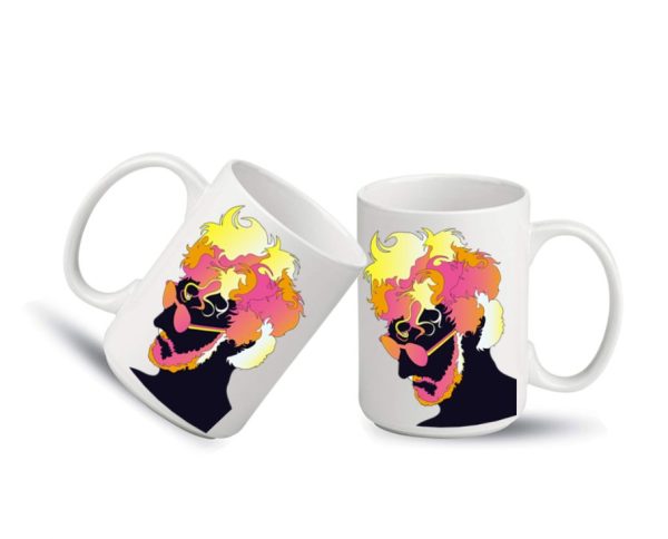Fito Páez - Fito multicolor Ceramic Mug - Enjoy Your Morning Coffee with Authentic Style and Musical Flair | Unique Gift Idea for Music Lovers - Perfect for Home or Office Décor - Durable and Dishwasher Safe