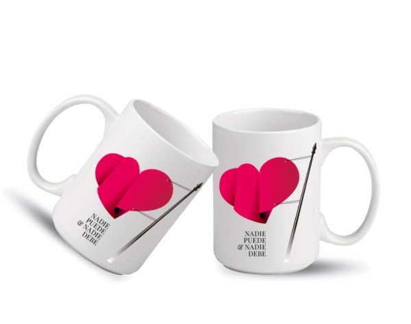 Fito Páez Corazon Nadie Puede Nadie Debe Ceramic Mug - Enjoy Your Morning Coffee with Authentic Style and Musical Flair | Unique Gift Idea for Music Lovers - Perfect for Home or Office Décor - Durable and Dishwasher Safe