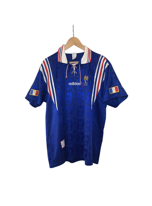 France Home 1996 Shirt – Retro Jersey | Adapted Design Vintage Style