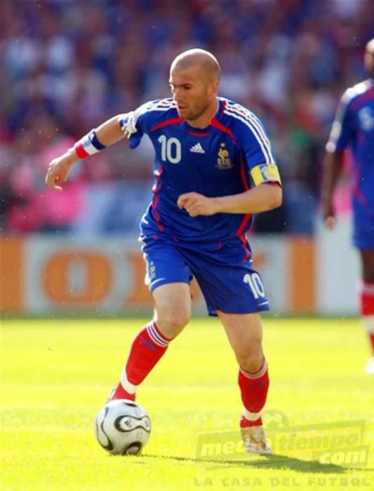 France Home 2006 Shirt – Zidane #10 Retro Jersey | Adapted Design Vintage Style