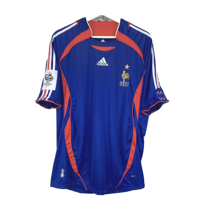 France Home 2006 Shirt – Zidane #10 Retro Jersey | Adapted Design Vintage Style
