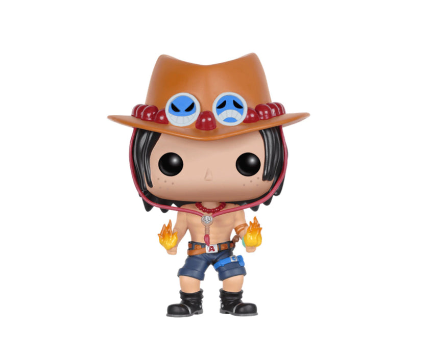 Pop - Animation One Piece Portgas. D. Ace # 100 - Exclusive Collectible Figure