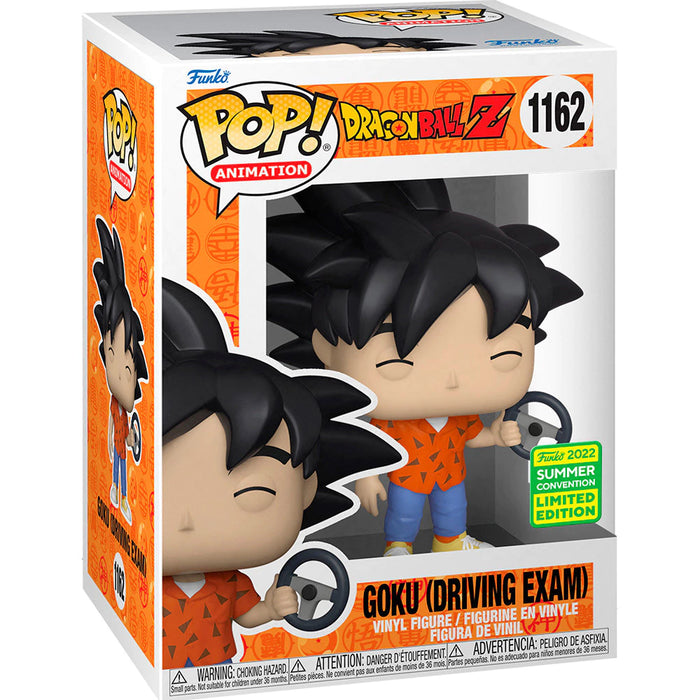 Funko Pop - Exclusive Dragon Ball Z Goku (Driving Exam) SDCC 2022 # 1162 - Collectible Vinyl Figure Limited Edition