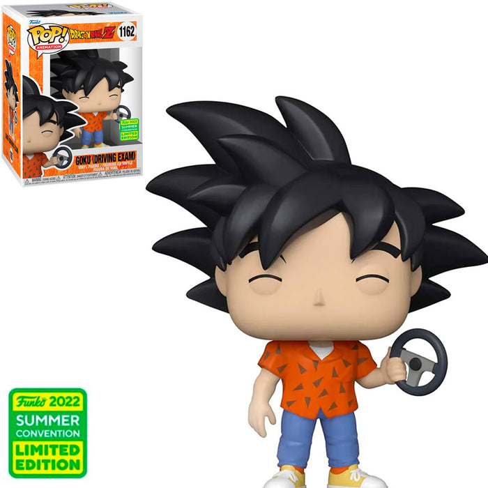 Pop - Exclusive Dragon Ball Z Goku (Driving Exam) SDCC 2022 # 1162 - Collectible Vinyl Figure Limited Edition