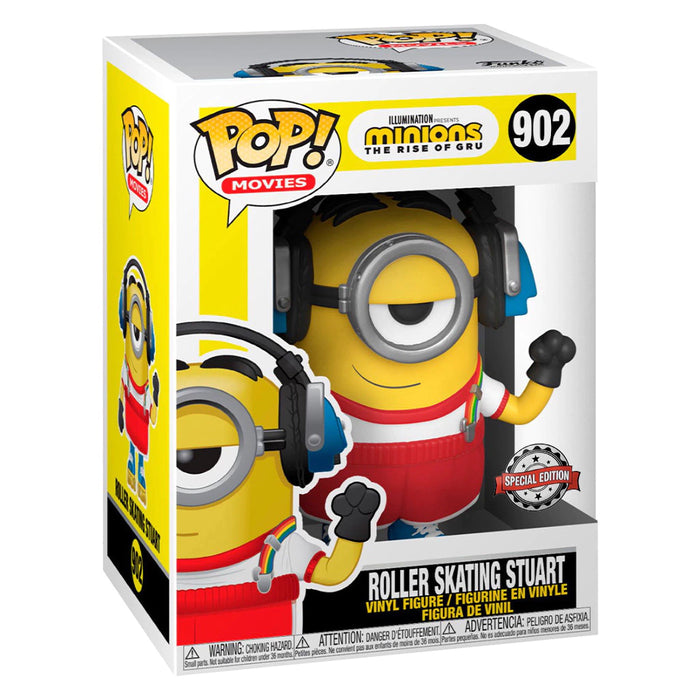 Funko Pop - Minions Roller Skating Stuart Special Edition # 902 - Exclusive Collectible Figure for Fans