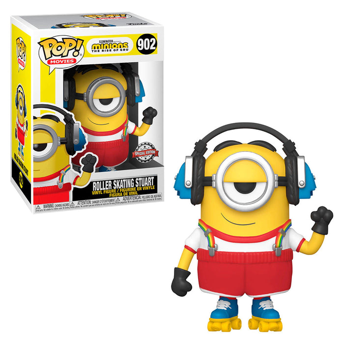 Funko Pop - Minions Roller Skating Stuart Special Edition # 902 - Exclusive Collectible Figure for Fans