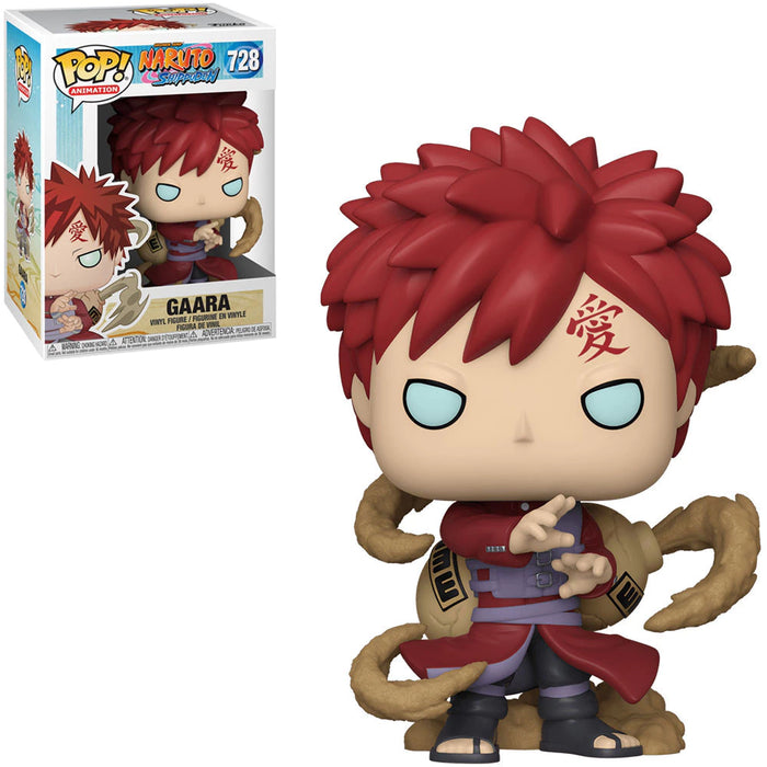 Funko Pop - Naruto Shippuden Gaara # 728 - Collectible Vinyl Figure with Sand Gourd - Exclusive Anime Merchandise - Limited Edition Toy