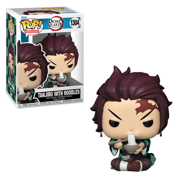 Funko Pop Animation Demon Slayer Tanjiro with Noodles # 1304 - Collectible Vinyl Figure by Funko Pop