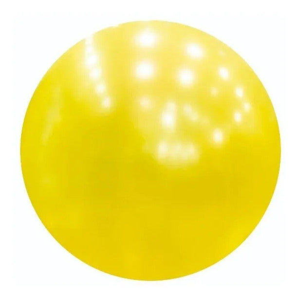 Funny Color Piñata Globo Yellow Smooth Balloon 24''