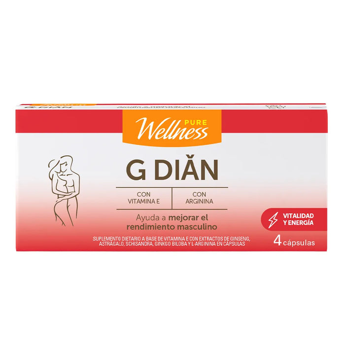 G-Dian Dietary Supplement - 4 Capsules for Enhanced Wellness