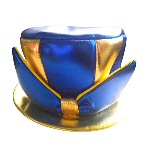 Galera Metalizada Con Moño Boca Juniors Blue & Yellow Metallic Colors Top Hat Unisex Carnival Accessory Fun Themed (One Size Fits All)