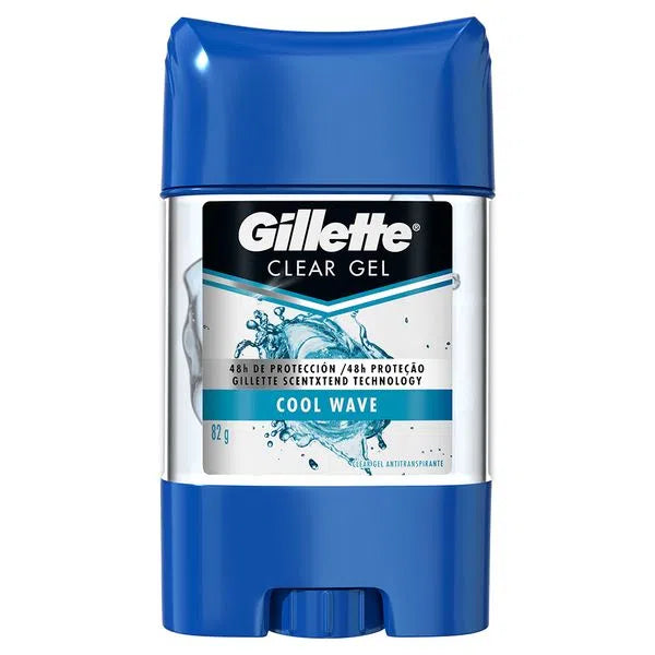 Gillette Cool Wave Gel Antiperspirant | Skin Care, Daily Use - Refreshing Protection | 82 g - 2.89 oz