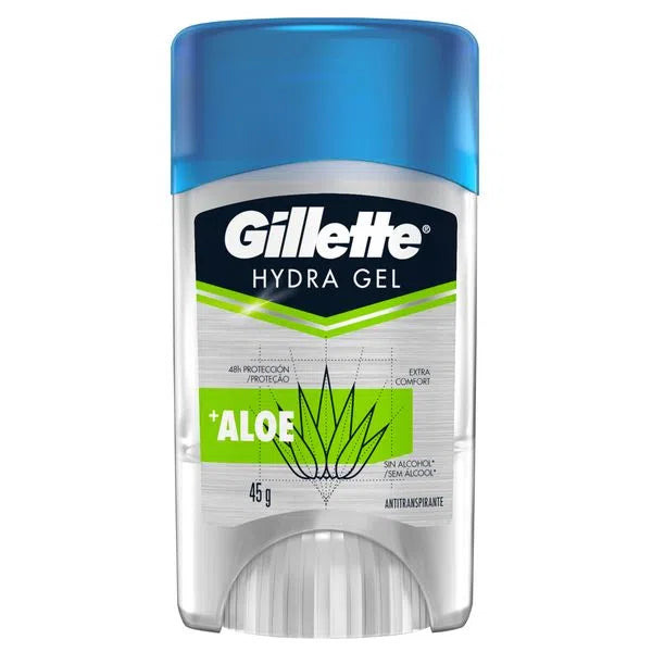Gillette Hydra Aloe Gel Antiperspirant | Skin Care, Daily Use - Gentle Protection | 45 g - 1.59 oz