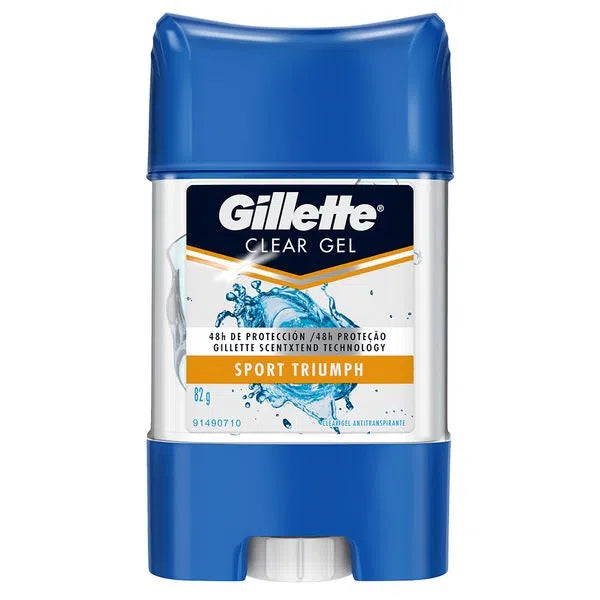 Gillette Sport Triumph Gel Antiperspirant | Skin Care, Daily Use - Active Freshness | 82 g - 2.89 oz