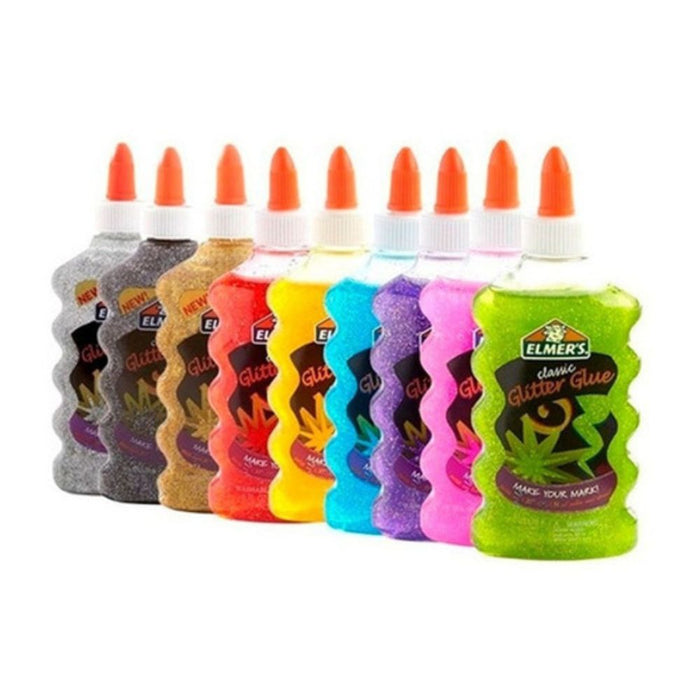 🎨 🖌 Pack 6 Colles Colores Instant Slime 180 Ml Glitter