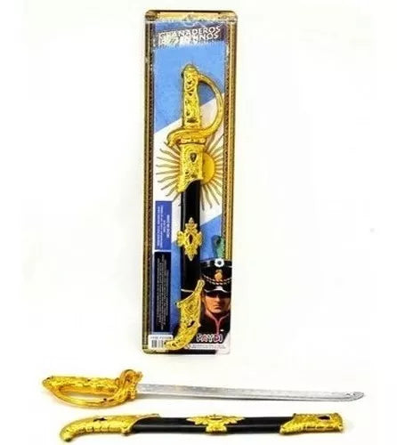 Golden Toy Grenadier Saber Sword with 50 cm / 19.6'' Scabbard - Faydi Replica