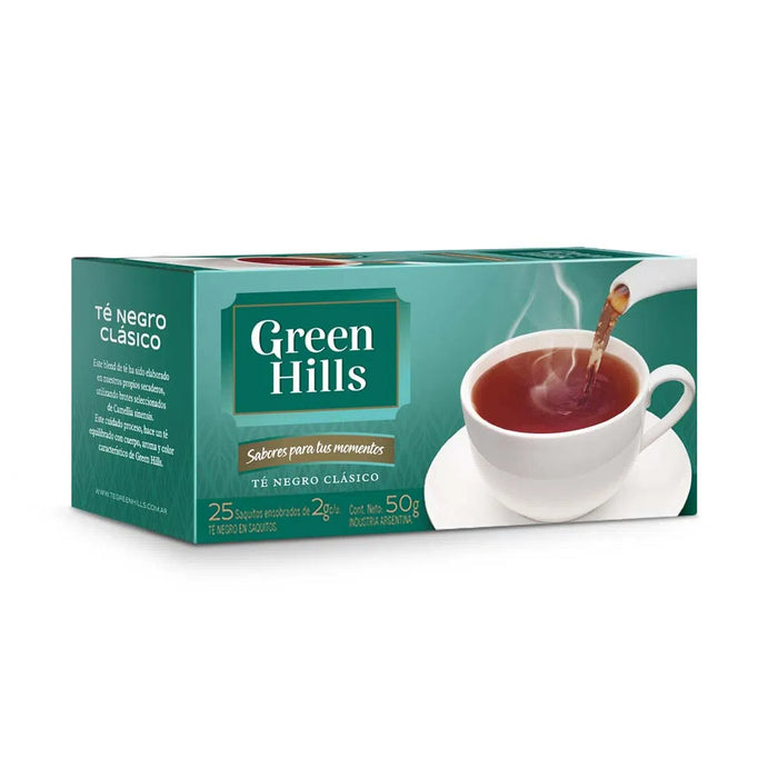 Green Hills Té Classic Tea (caixa com 25 saquinhos de chá) 