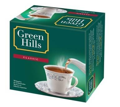 Green Hills Té Classic Tea (caixa com 50 saquinhos de chá) 