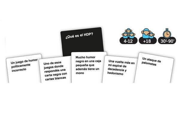 H.D.P Hasta Donde Puedas Humor Board Game with Cards Ideal for Parties —  Latinafy