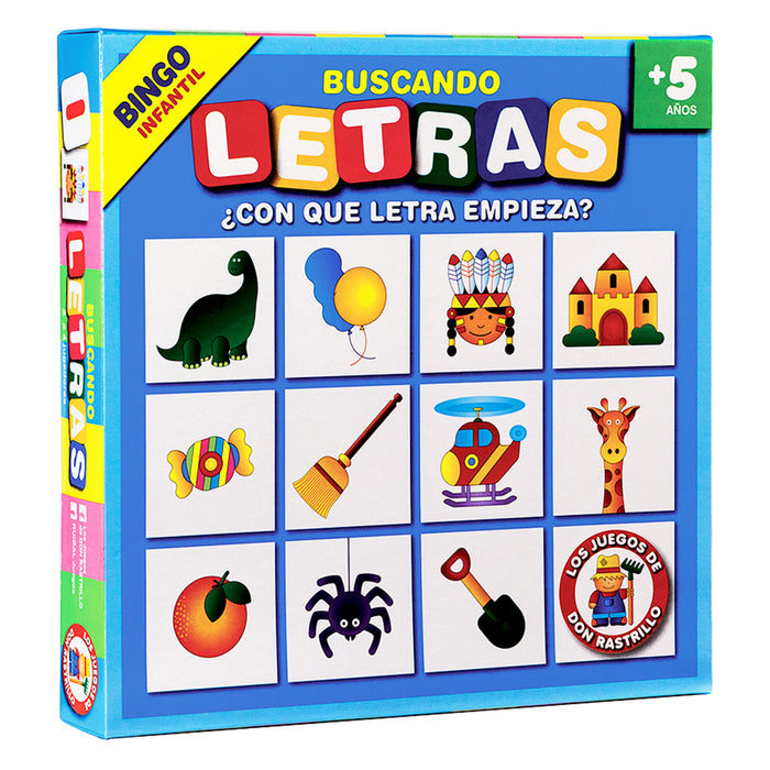 Ruibal: First Letters Bingo: Engaging Children's Game - Early Learning Fun for Kids, Family Board Game