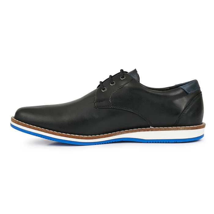 Briganti | Men's Black Horatio Shoe - 100% Leather, Ultra Lightweight, Stylish Comfort for Every Occasion
