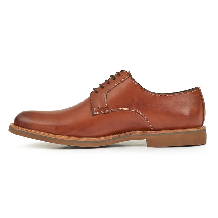 Briganti | Melville Brown Leather Shoe - Puro Comfort, 100% Leather for Men
