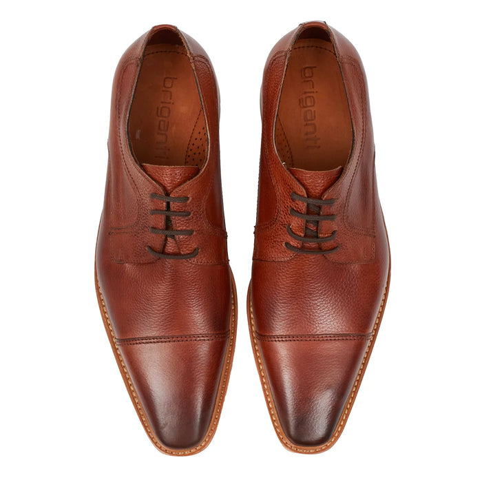 Briganti | Men's Praga Leather Shoe - 100% Leather, Classic Elegance for Every Occasion