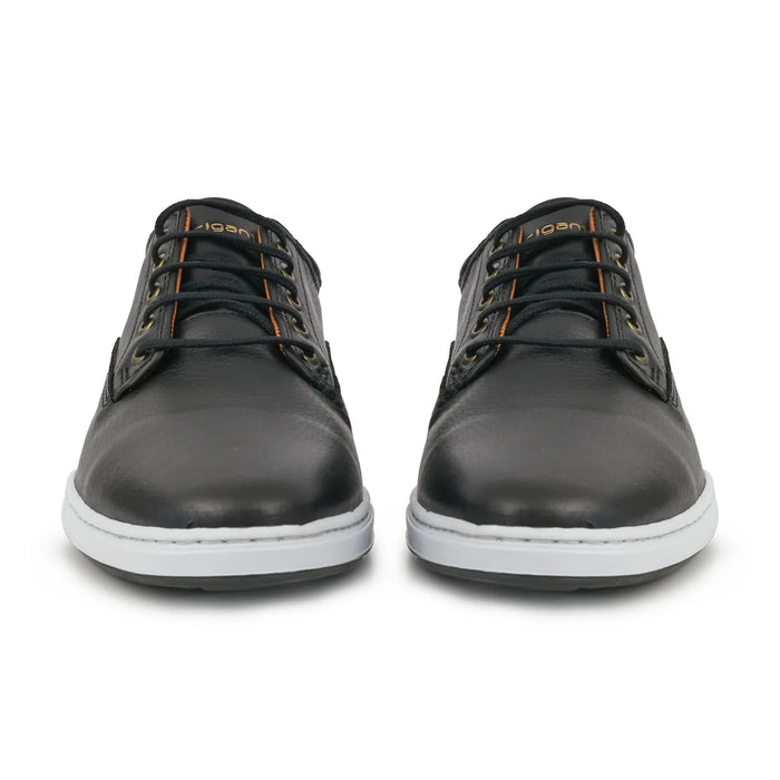 Briganti | Men's Black Leather Shoe with Removable Insole - Stylish Comfort, 100% Leather for Every Look