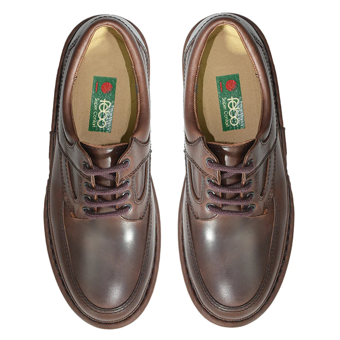 Briganti | Bernardo Brown Leather Shoe - Puro Comfort, 100% Leather for Men