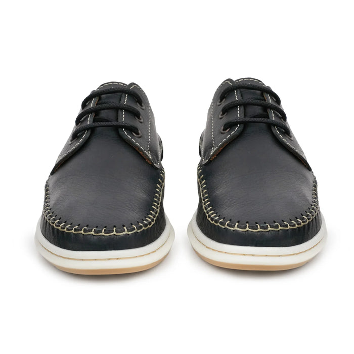 Briganti | Caspio Black Leather Shoe - Secure Grip, 100% Leather for Men