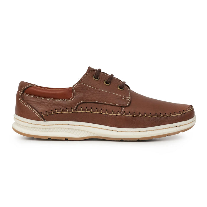 Briganti | Men's Caspio Leather Shoe - 100% Leather, Non-Slip Base, Stylish Comfort for Every Occasion
