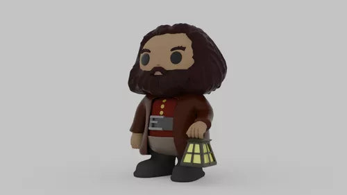 Hagrid with Lantern 3D Collectible Figure Funko Pop Style - Harry Potter Magic - Exclusive Limited Edition