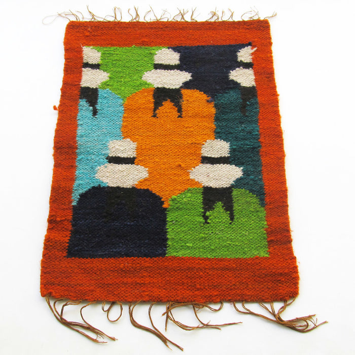 Handcrafted Alpaca Individual: Inca Culture, Chismosa Motif, Northern Argentinean Style
