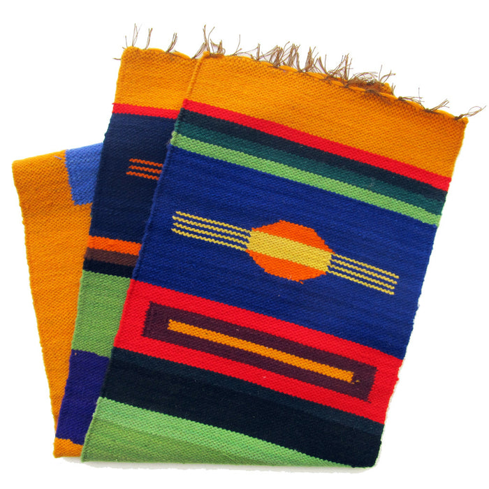 Handcrafted Alpaca Table Runner: Huari Motif, Northern Argentinean Style